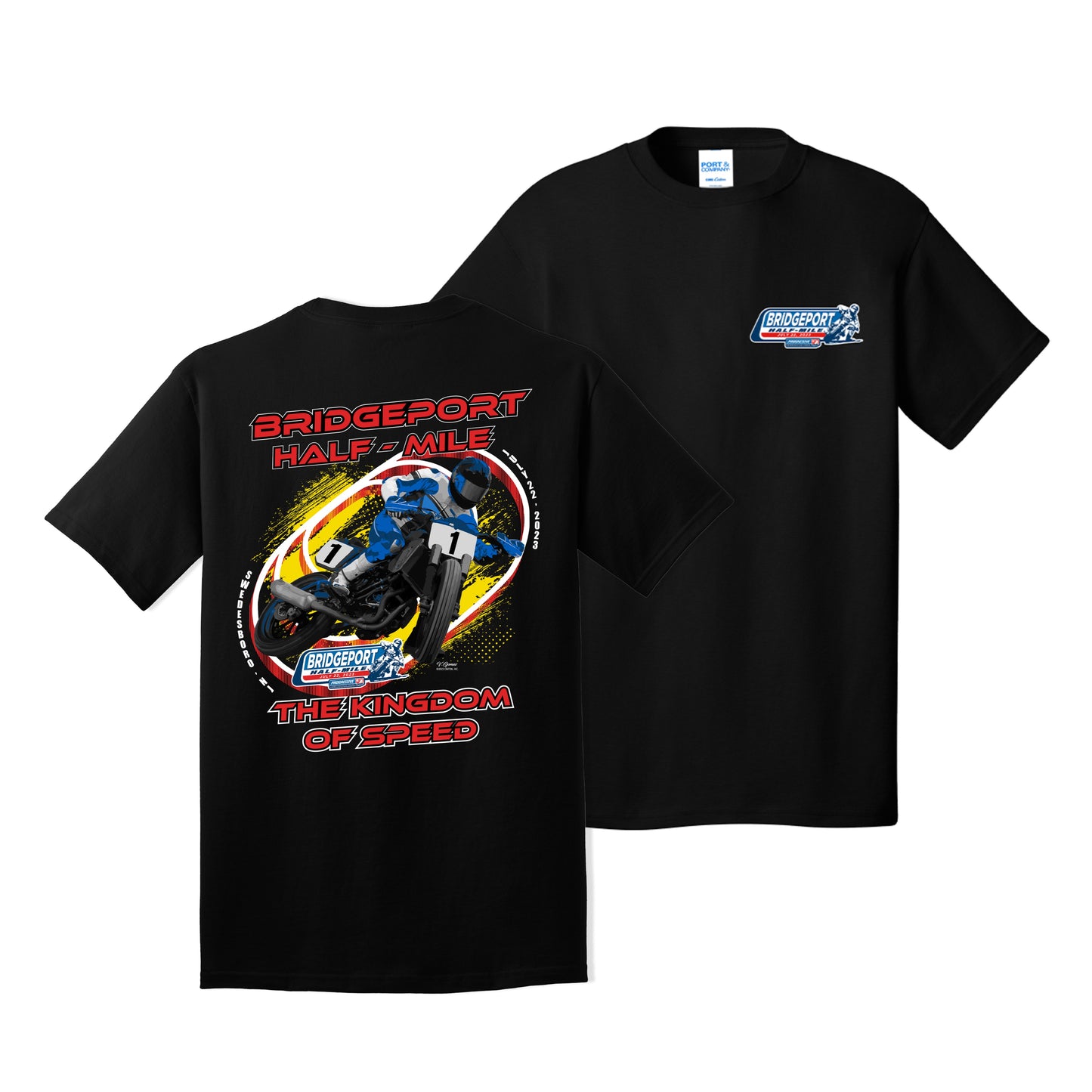 2023 AFT Bridgeport Half Mile Event Tee - Black