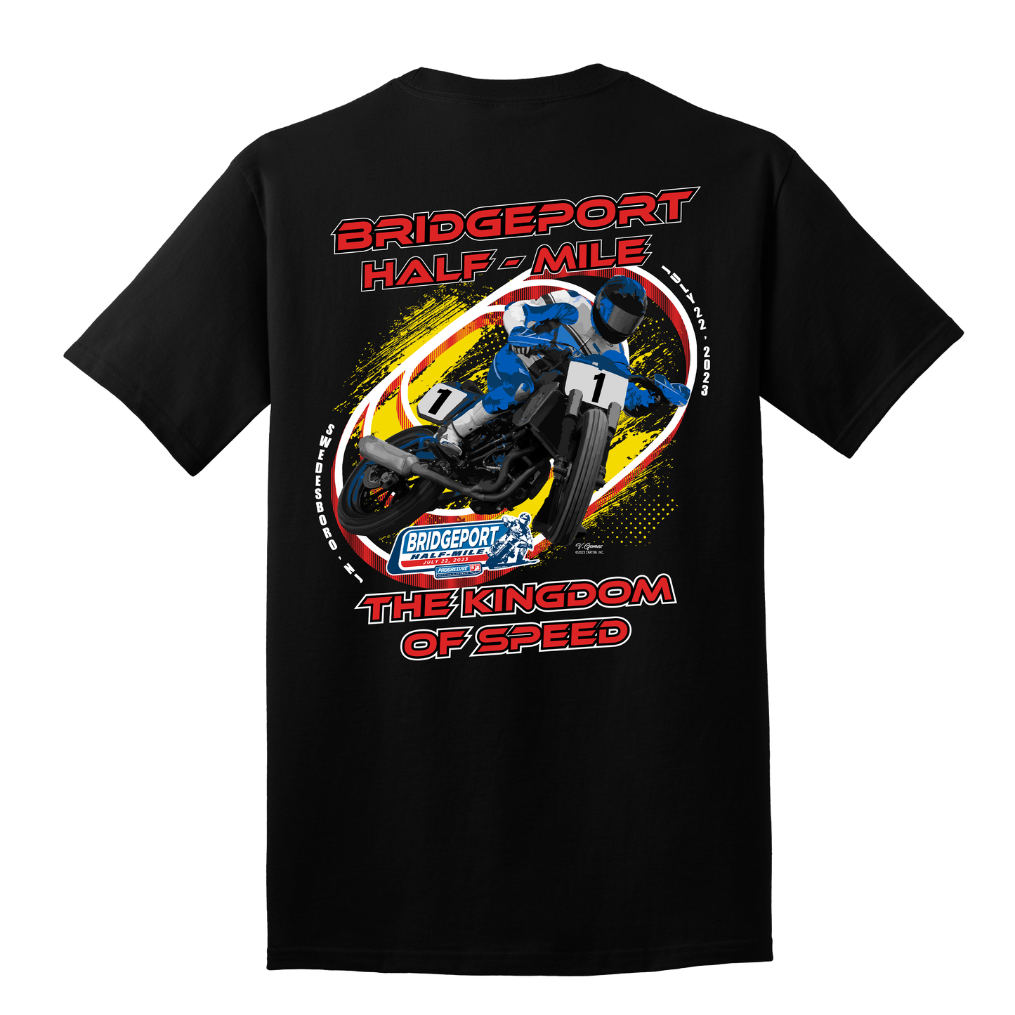 2023 AFT Bridgeport Half Mile Event Tee - Black