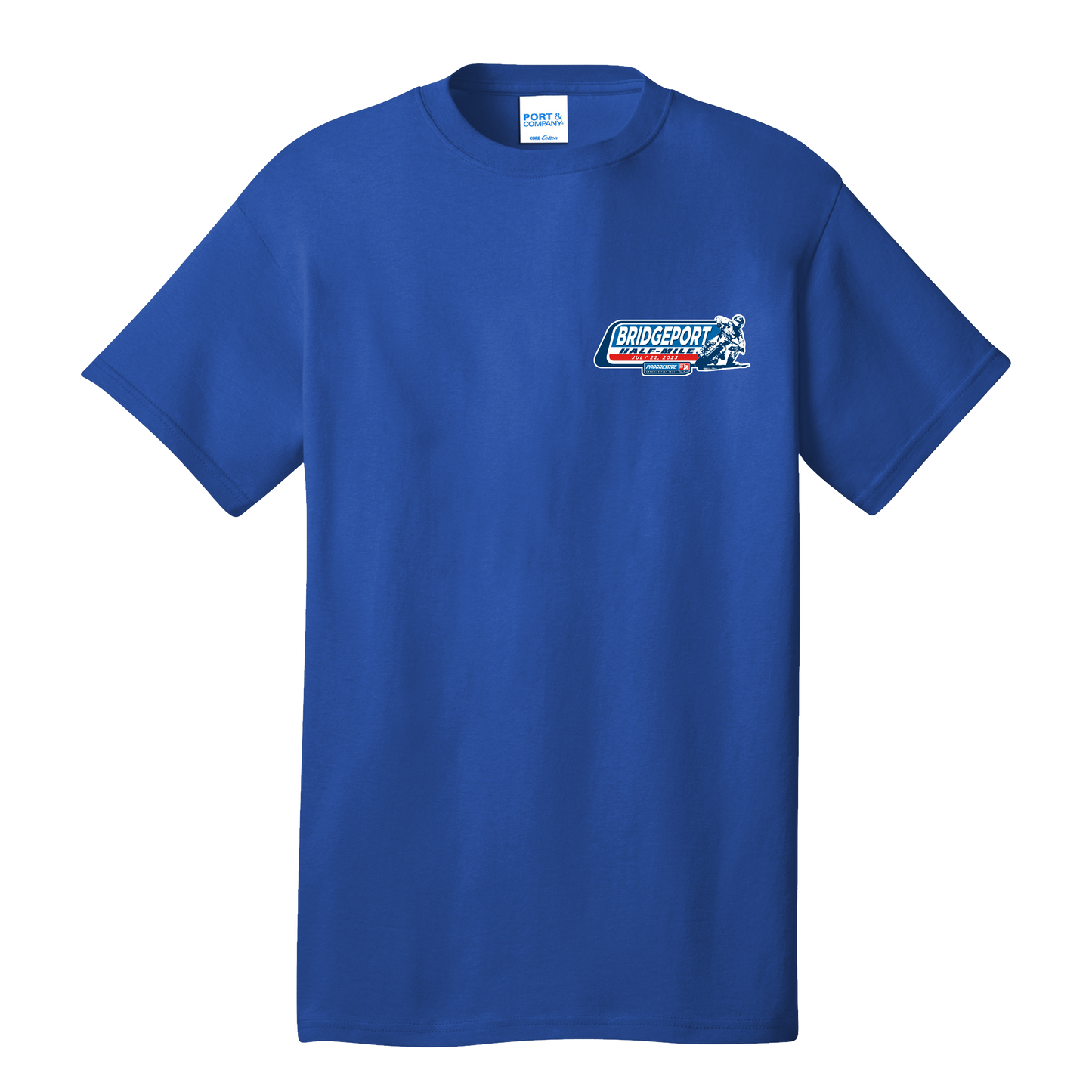 2023 AFT Bridgeport Half Mile Event Tee - Royal