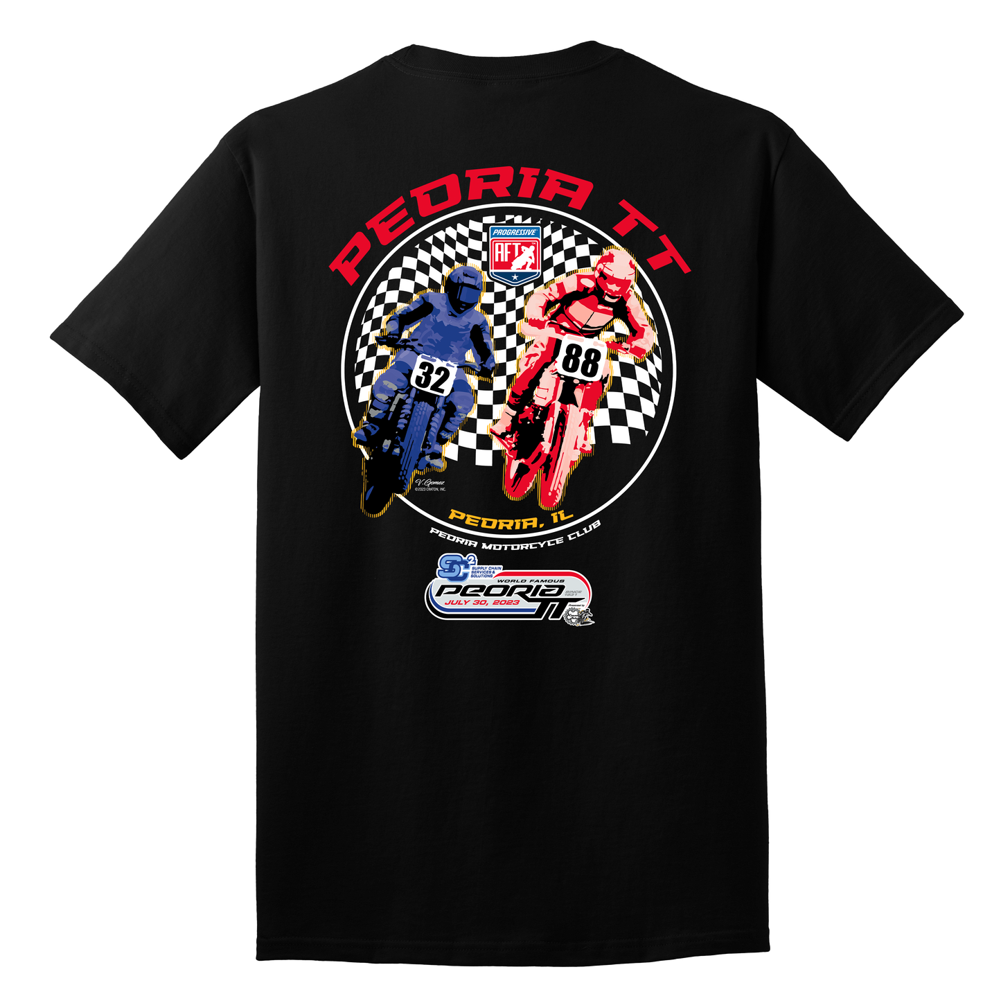 2023 AFT SC2 Peoria TT Event Tee - Black