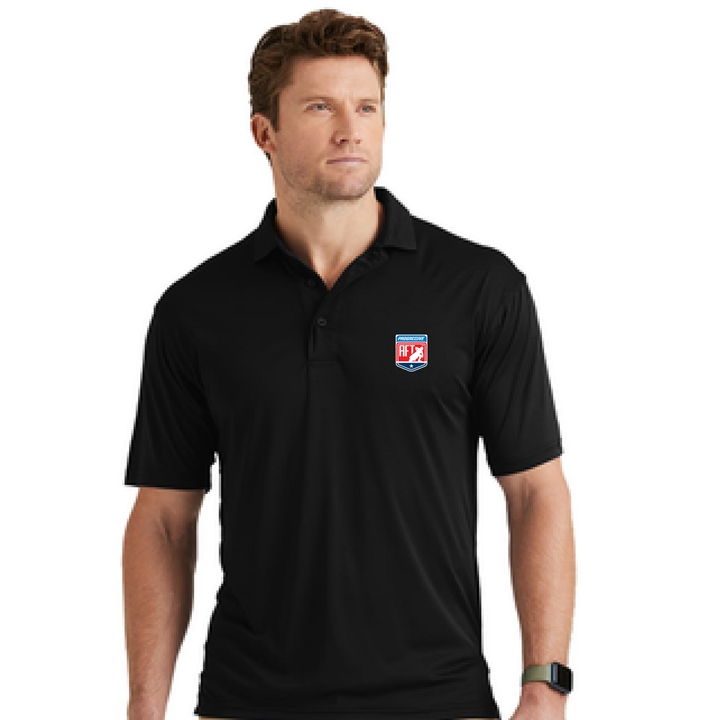 American Flat Track Performance Polo - Black