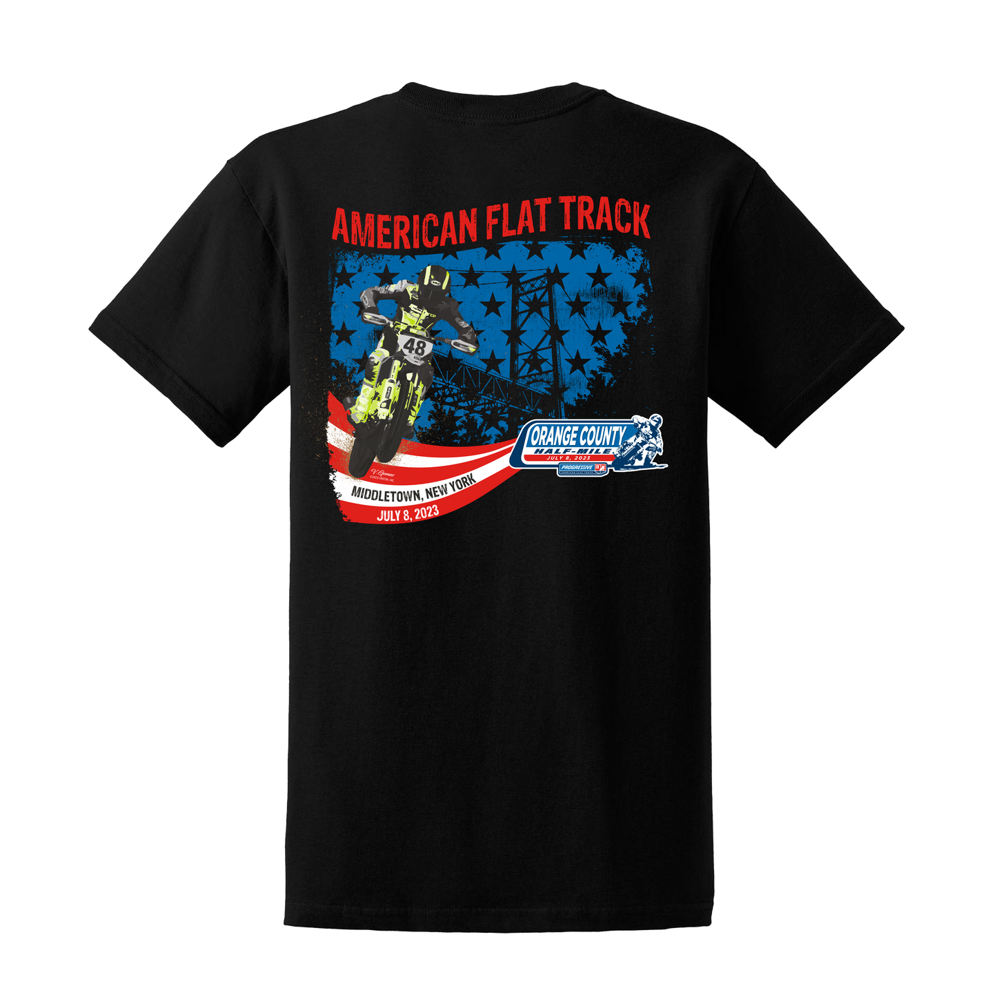 2023 AFT Orange County NY Half-Mile Event Tee - Black