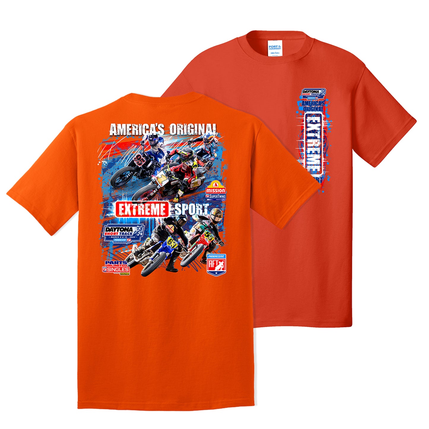 2023 AFT Daytona Short Track Event Tee - Orange