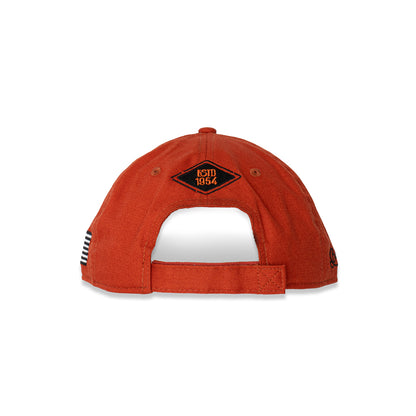 American Flat Track Flatbill Hat - Orange/Black