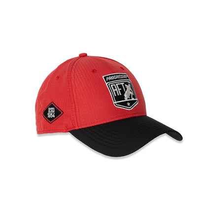 American Flat Track Ripstop Hat - Red/Black