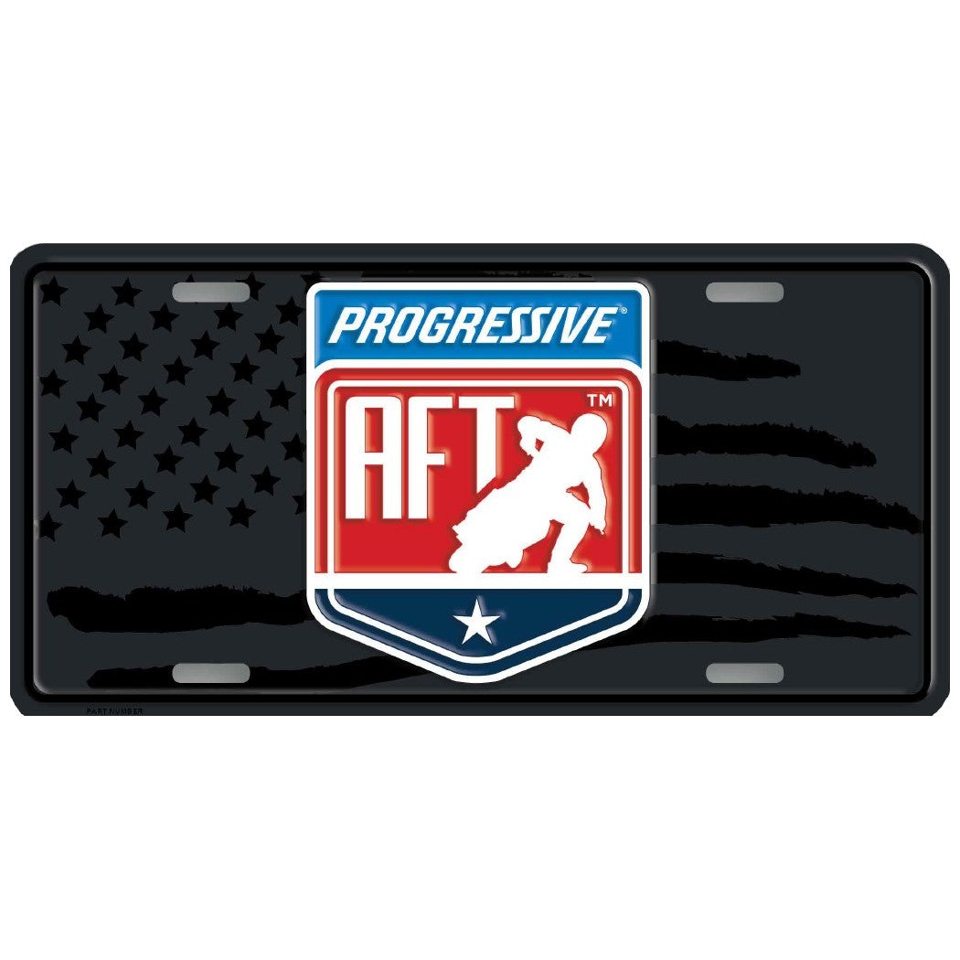 AFT Shield License Plate - Black